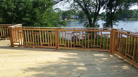 Deck railing design, Porch railing designs, Wood deck railing