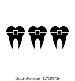 Braces Icon Vector Stock Vector (Royalty Free) 1175203426 | Shutterstock