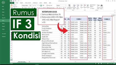 Membuat Rumus If Bertingkat Di Excel - IMAGESEE