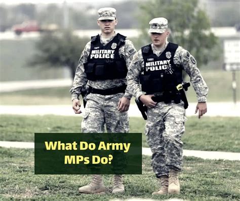 What Do Army MPs Do? | USArmyBasic