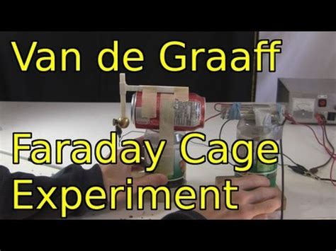 Van de Graaff Faraday Cage Science Experiment - YouTube