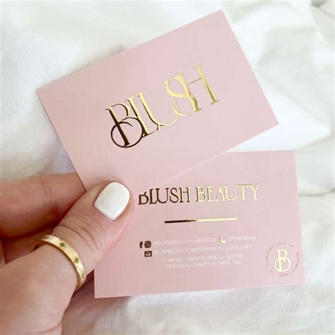 Gold foil business card – Artofit