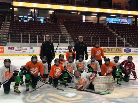 News > Petrolia Oilers PeeWee AE- On The Bench with Sarnia Sting (Petrolia Minor Hockey)