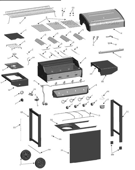 Char Broil Grill Parts Diagram