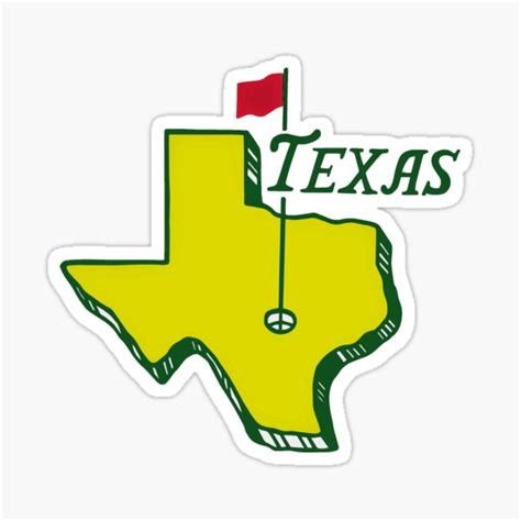 "Texas Masters Logo" Sticker for Sale by Jaydoe12 | Redbubble