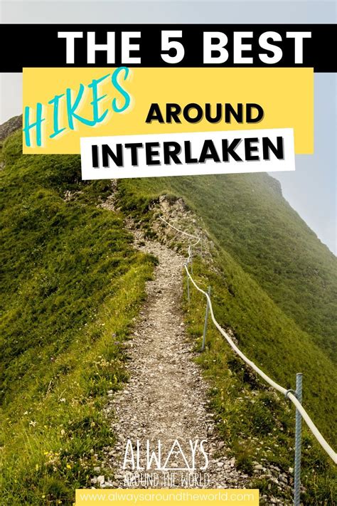 The BEST hiking trails in Interlaken | Switzerland travel guide, Europe travel, La trip