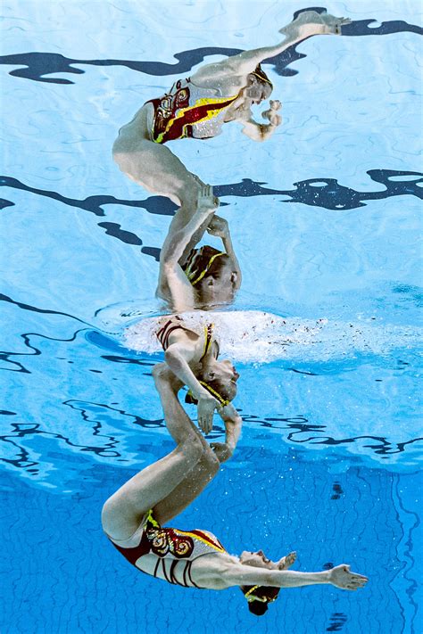 Olympics: Awesome artistic swimming photos show how hard the sport is