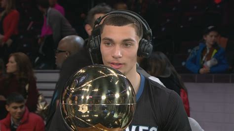 Zach LaVine post dunk contest interview on NBA TV