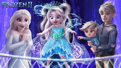 Frozen 2: Elsa and Jack's daughter lets it go and get new magic! ️ Transformation | Alice Edit ...