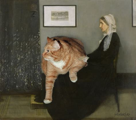 MAKING A MARK: How a ginger cat with attitude makes Fat Cat Art