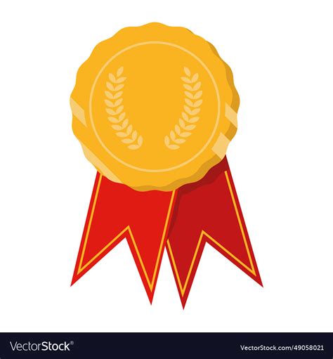 Golden medal design Royalty Free Vector Image - VectorStock