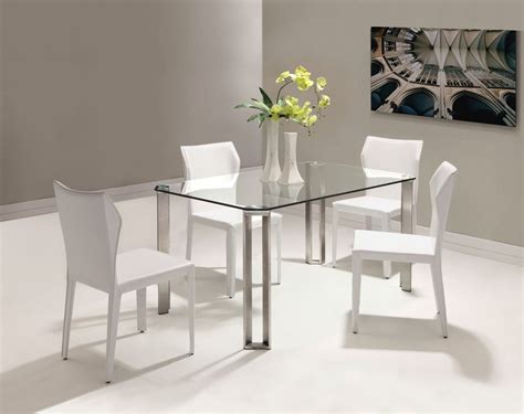 Amazing Small Rectangular Glass Kitchen Table | Small dining room table ...