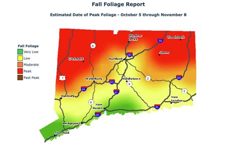 Where to catch peak foliage in Connecticut this weekend