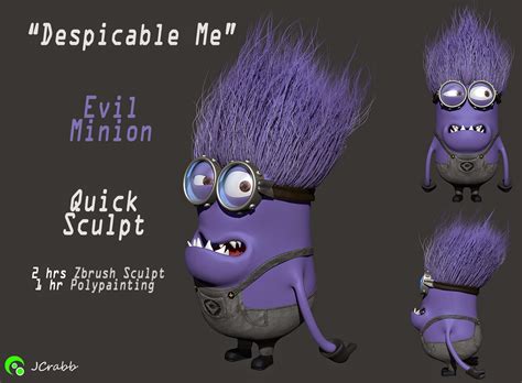 James Crabb- 3d Artist: Despicable Me 2 'Evil Minion'