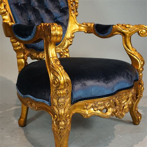 FRENCH ROCOCO CARVED ARM CHAIR | Jansen Furniture