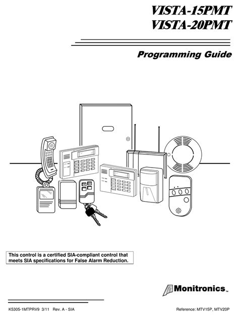 Monitronics Security System Manual