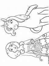 Mia And Me Coloring Pages sketch template
