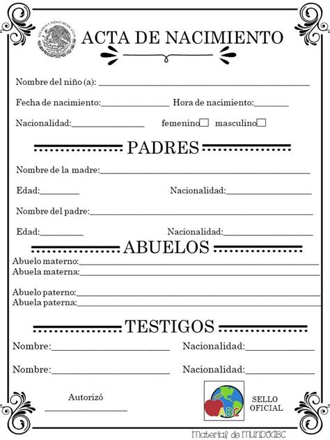 Cómo obtener un acta de nacimiento para trámite escolar