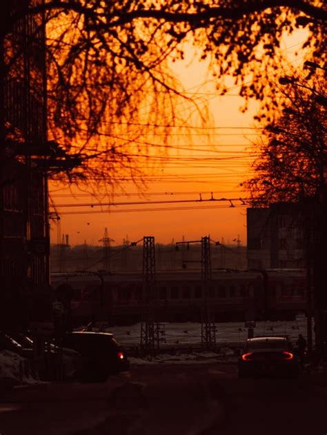 City Street at Sunset · Free Stock Photo