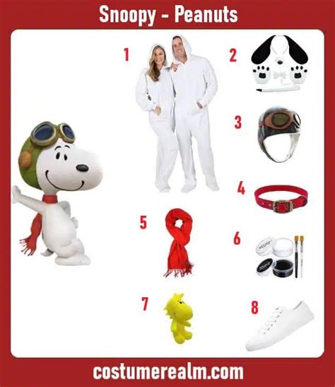 Dress Like Snoopy Costume Guide For Halloween &Cosplay