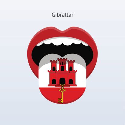 Gibraltar Language Abstract Human Tongue Stock Illustration - Download Image Now - iStock