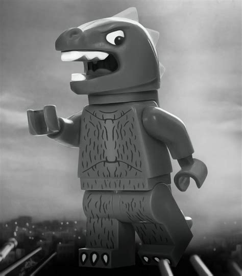 lego Godzilla (1954) custom minifigure | This is my custom m… | Flickr