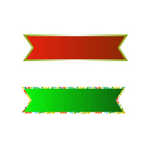 Green Ribbon Banner 26790549 PNG