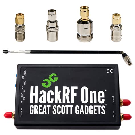 Nooelec - Nooelec HackRF One Software Defined Radio (SDR), ANT500 & SMA Antenna Adapter Bundle ...