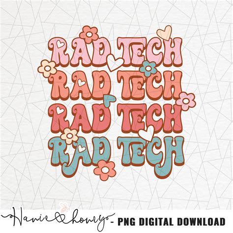 Rad tech Png - Groovy rad tech png - Retro boho png - X-Ray - Inspire ...