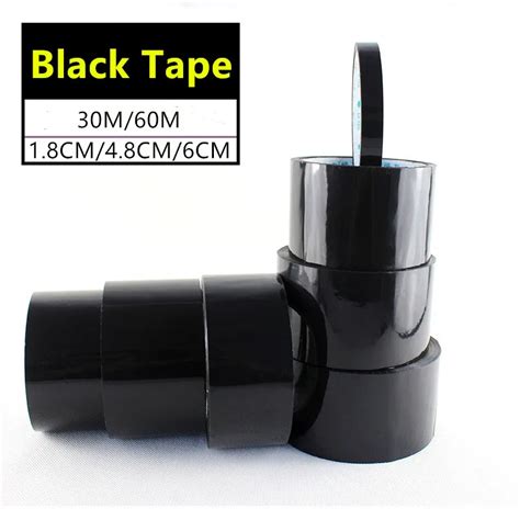 Black Packing Adhesive Tape | Black Opaque Adhesive Tape | Transparent ...