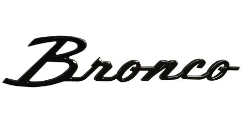 Vintage Bronco Chrome quarter panel Lettering | Bronco6G - 2021+ Ford ...