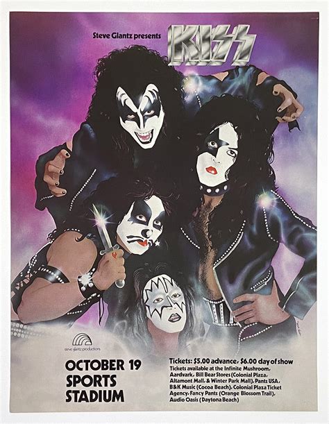 Lot Detail - KISS Alive Tour October 19, 1975 Orlando, Florida Concert ...