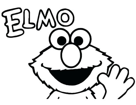 Baby Elmo Coloring Pages at GetColorings.com | Free printable colorings pages to print and color