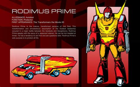 Rodimus Prime by GalvatronPrime on DeviantArt