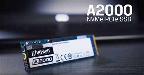 Kingston | Empresa lança novo SSD A2000 NVMe PCIe da nova geração ...