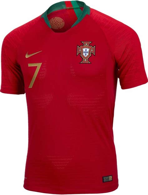 2018/19 Nike Cristiano Ronaldo Portugal Home Match Jersey - SoccerPro