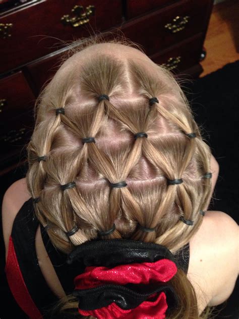 Pin by Ashley Bingham on Hairstyles | Gymnastics hair, Competition hair, Gymnastics meet hair