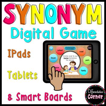 Synonym Game by Differentiation Corner | Teachers Pay Teachers