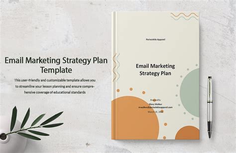 Email Marketing Strategy Plan Template in Pages, PDF, Word, Google Docs ...