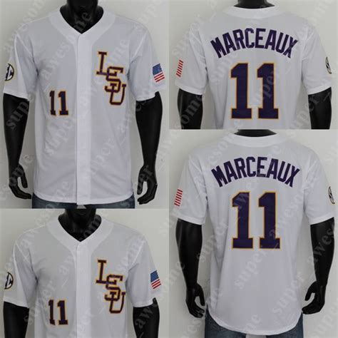 2020 LSU Tigers Baseball Jersey Zach Arnold Tom Biggs Jacob Hasty Nick Storz Rye Gunter DJ ...