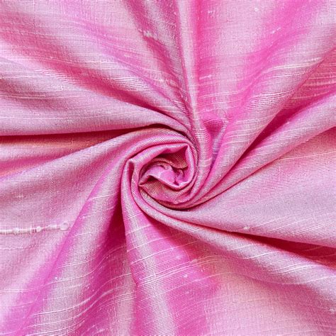 Light Pink Silk Fabric by the Yard Silk Fabric Silk Dupioni - Etsy