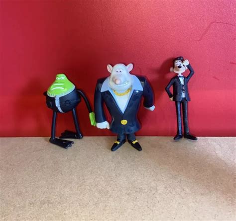 2006 MCDONALDS HAPPY Meal Toys Flushed Away x 3 Rodney, Le Frog&Whitey Rat £25.00 - PicClick UK