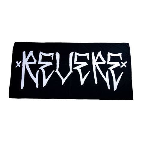 REVERE LOGO QUICKDRY TOWEL BLACK - REVERE