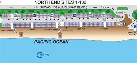 Carlsbad State Beach Campground Map
