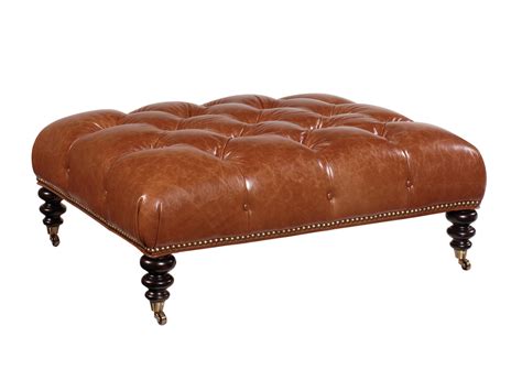 LL7120-44 | Victoria Leather Cocktail Ottoman | Kingstown| Lexington