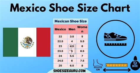 Mexico Shoe Size Conversion Chart (Men, Women & Kids)