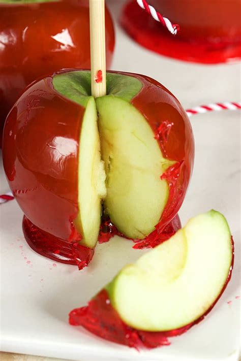 Super EASY Candy Apple Recipe - The Suburban Soapbox