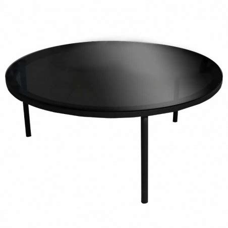 Elan Coffee Table Metal & Glass top Grey