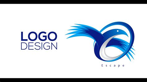 Professional Logo Design - Adobe Illustrator cc (Escape) - YouTube