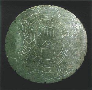 Fig. 8 Spiro Mound - Rattlesnake Disk | Native american artifacts ...